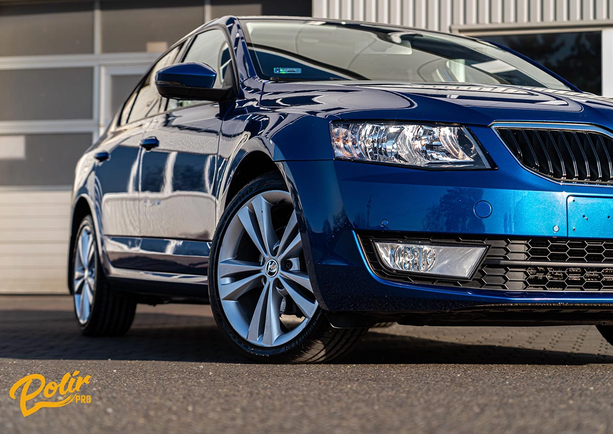 Skoda Octavia megtisztított motortér